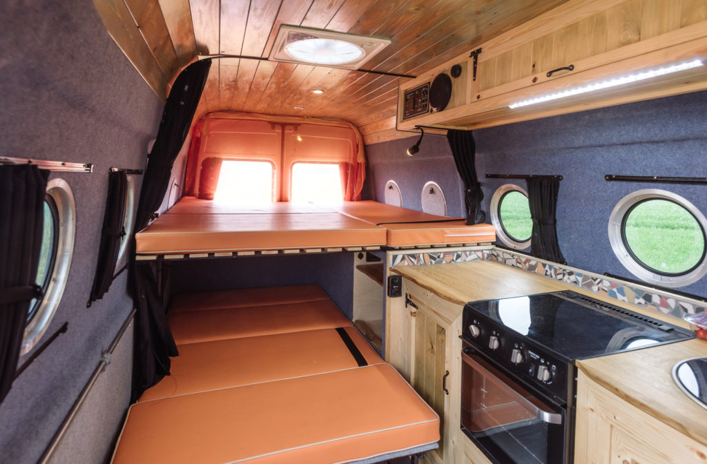 Sunbox Campers Sprinter Conversion - Interior Beds
