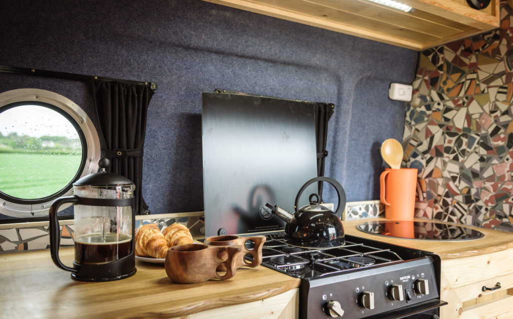Sunbox Campers Sprinter Conversion - Kitchen