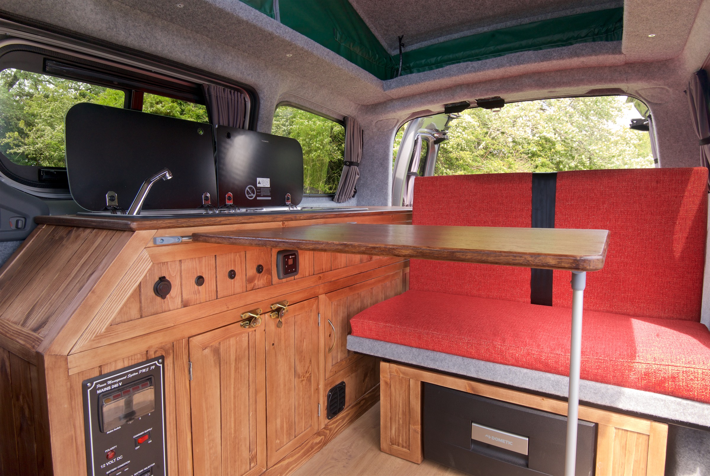 Electric campervan