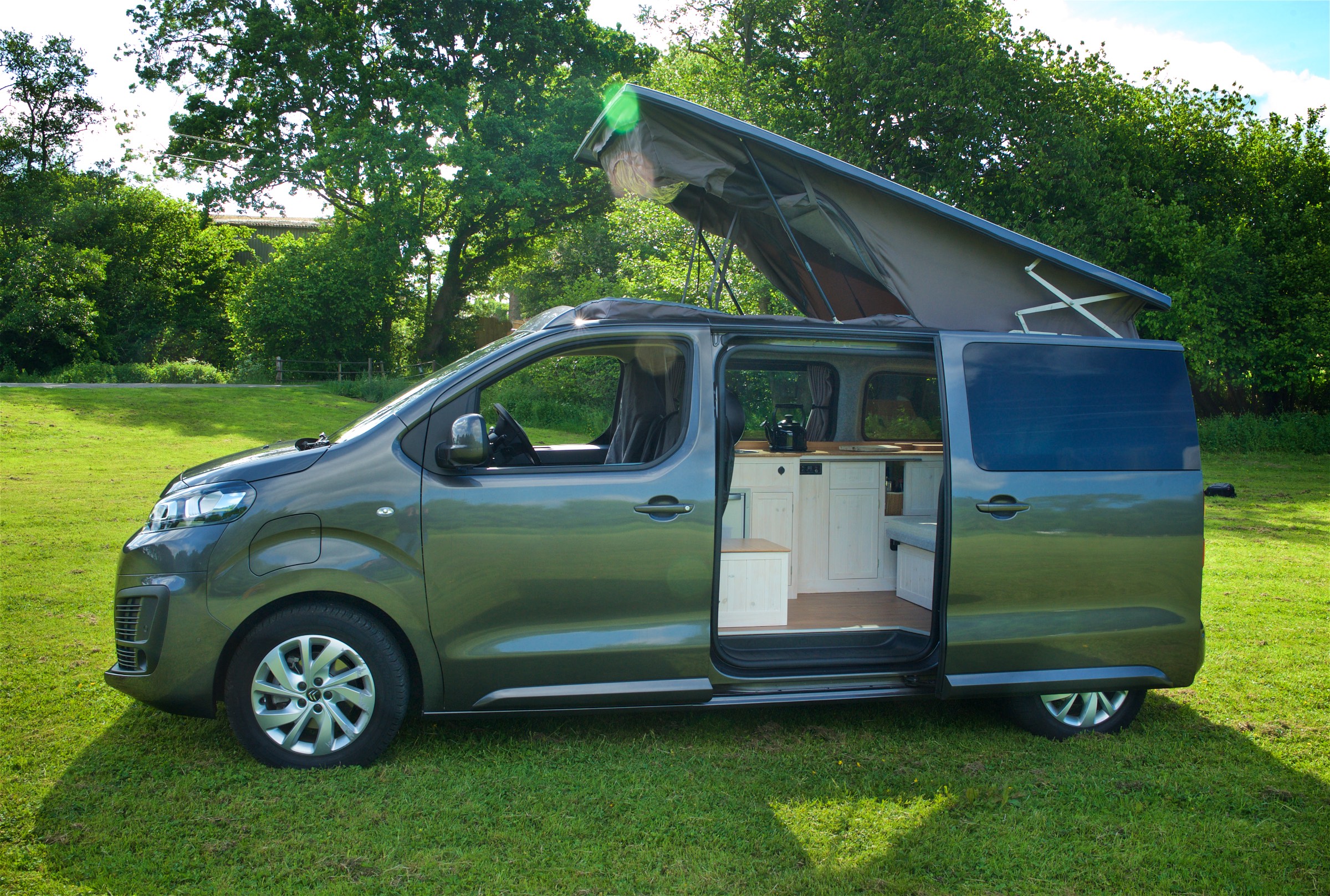 electric campervan Lewis Nyman & Sunbox Campers