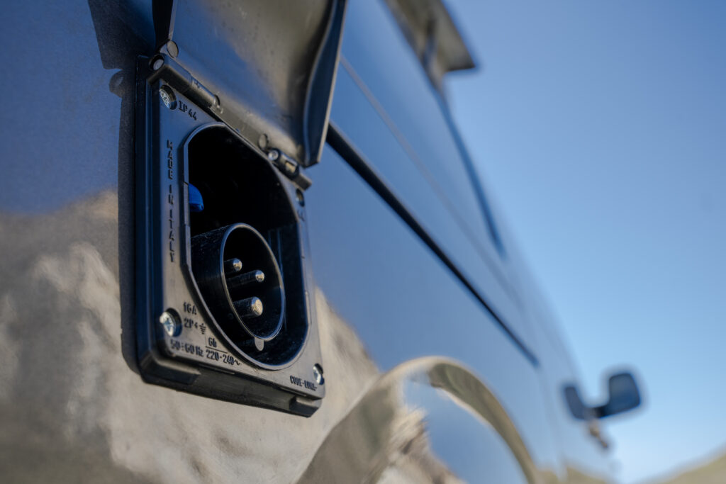 electric campervan plug socket