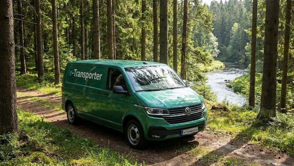 vw e transporter electric campervan