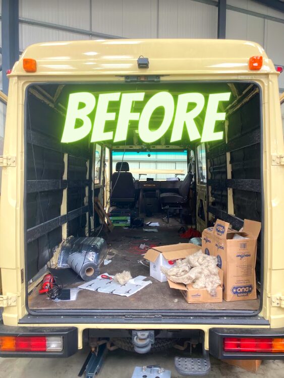 Ambulance conversion by Sunbox Campers